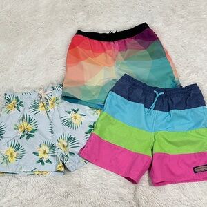 🎾 Bundle of 3 Boys Swim Shorts Size 12-14